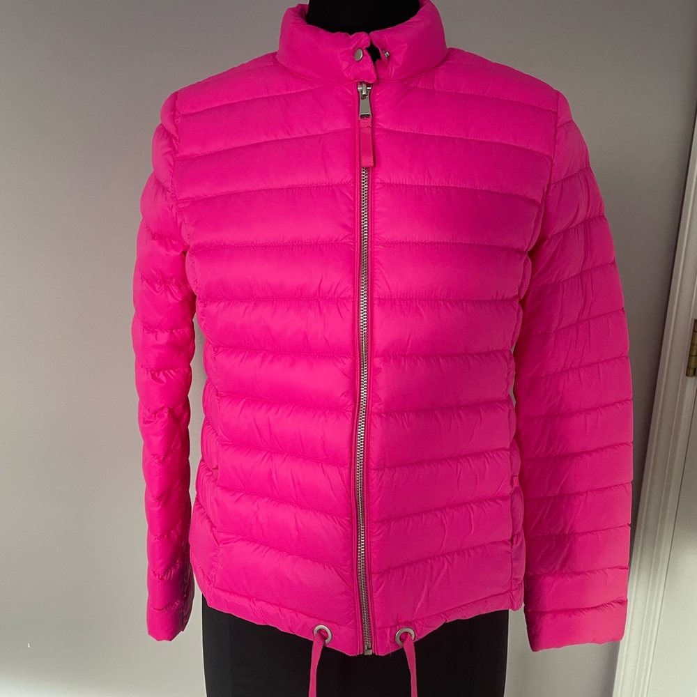 NWT ANTONIO MELANI Pink Down Puffer Jacket- Medium